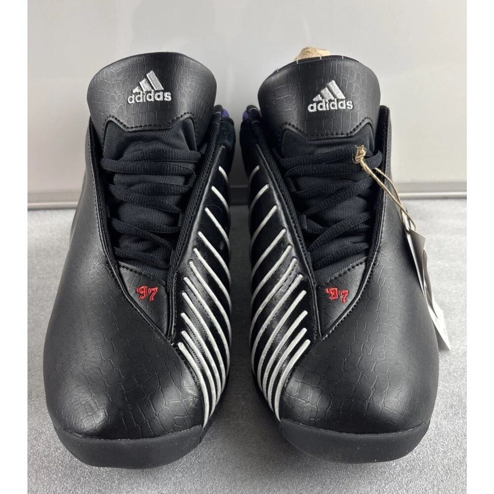 Adidas T-MAC 3 Restomod Raptors Black Purple Basketball Shoes GY2394 Men Sz 7.5